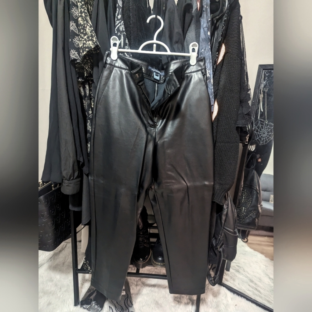 French Connection Leather Pants
